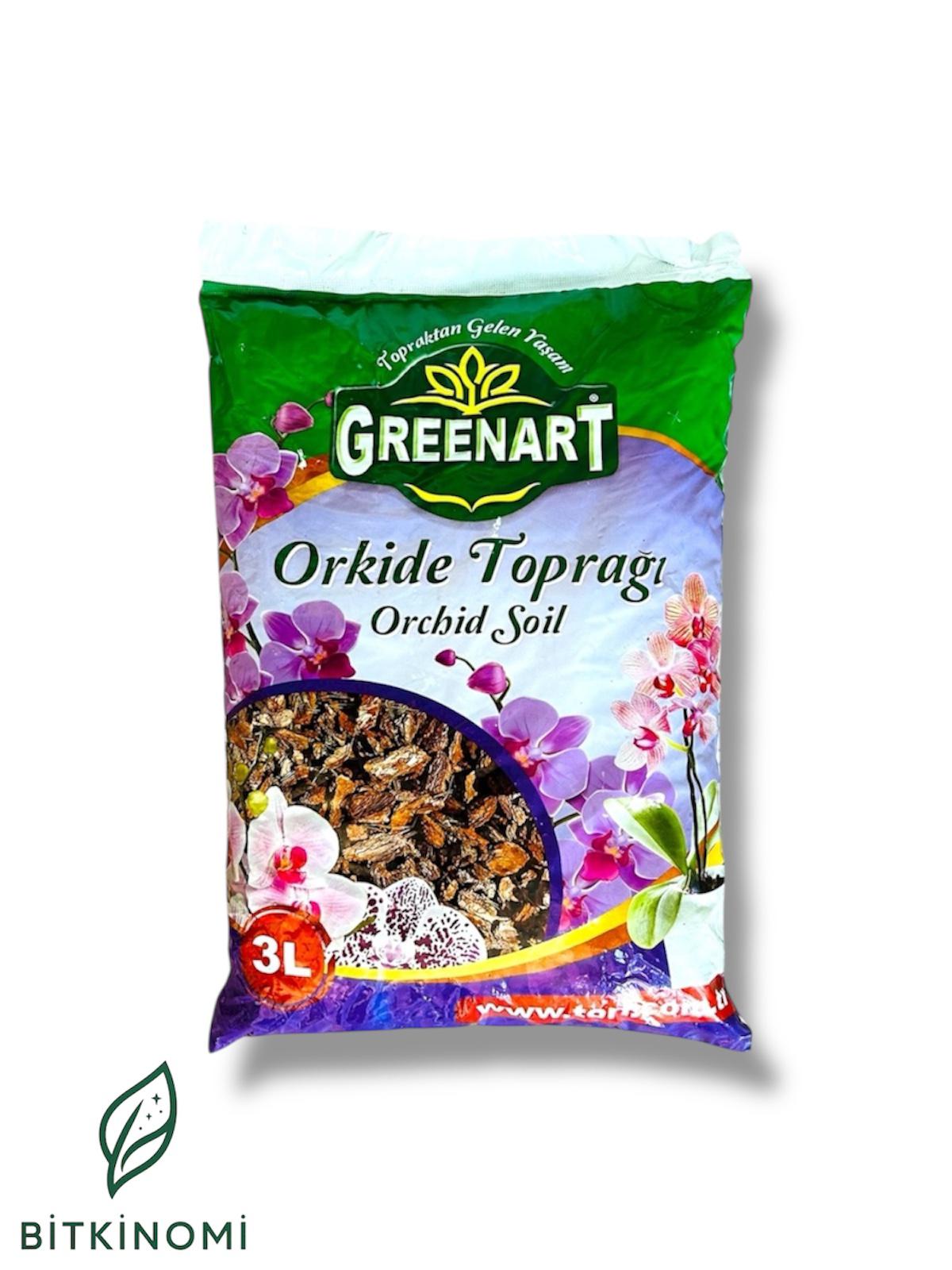 Greenart 3 L Orkide Toprağı – Hava Geçirgen ve Drenajlı Özel Karışım Orkide Toprağı 3 Litre Greenart Hava Geçirgen Özel Karışım - Görsel 1